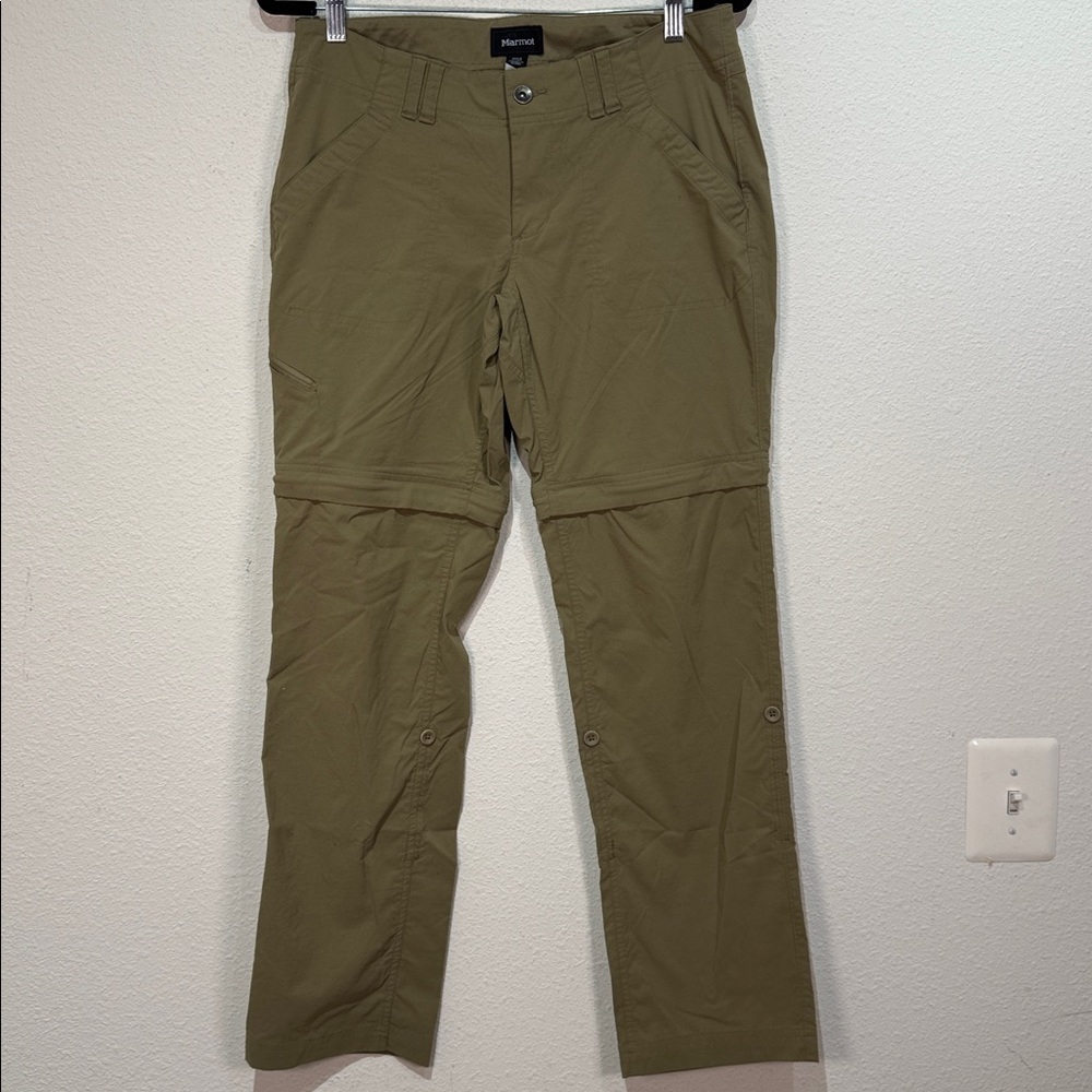 Marmot women’s Convertible lightweight, quick-drying hiking pants size 10 - Picture 3 of 12